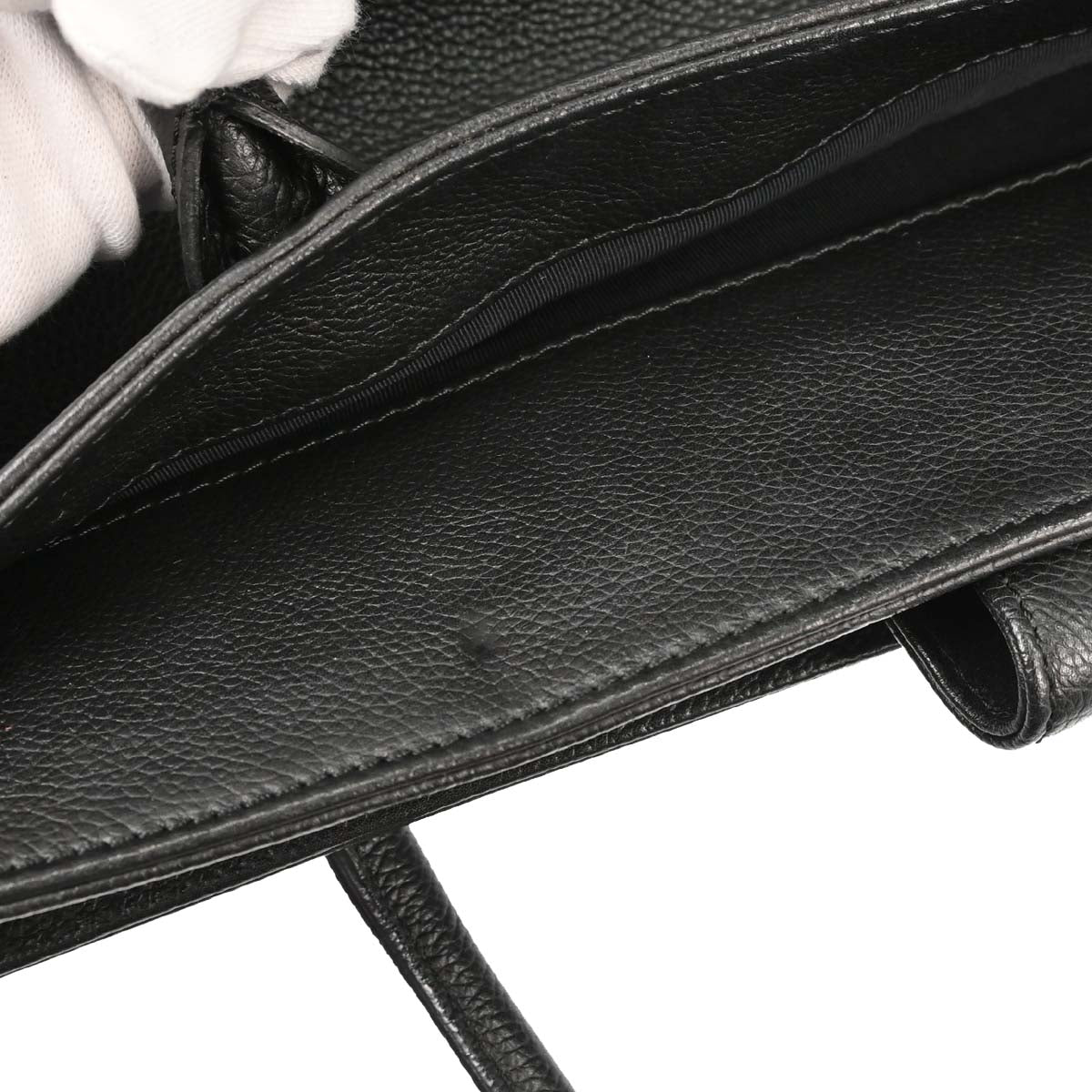 Chanel 2012-2013 Black Calfskin Executive Cerf Tote Bag