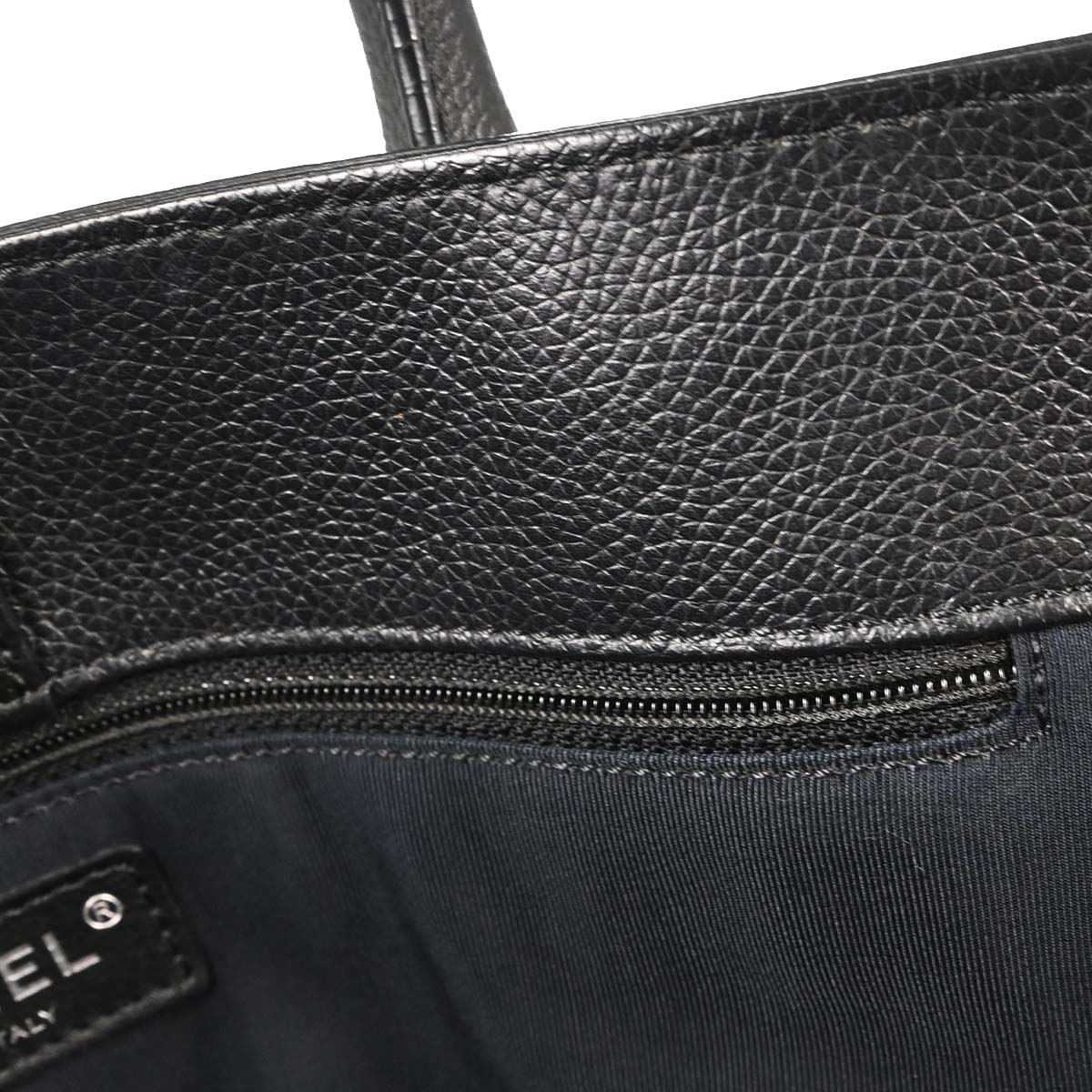 Chanel 2012-2013 Black Calfskin Executive Cerf Tote Bag