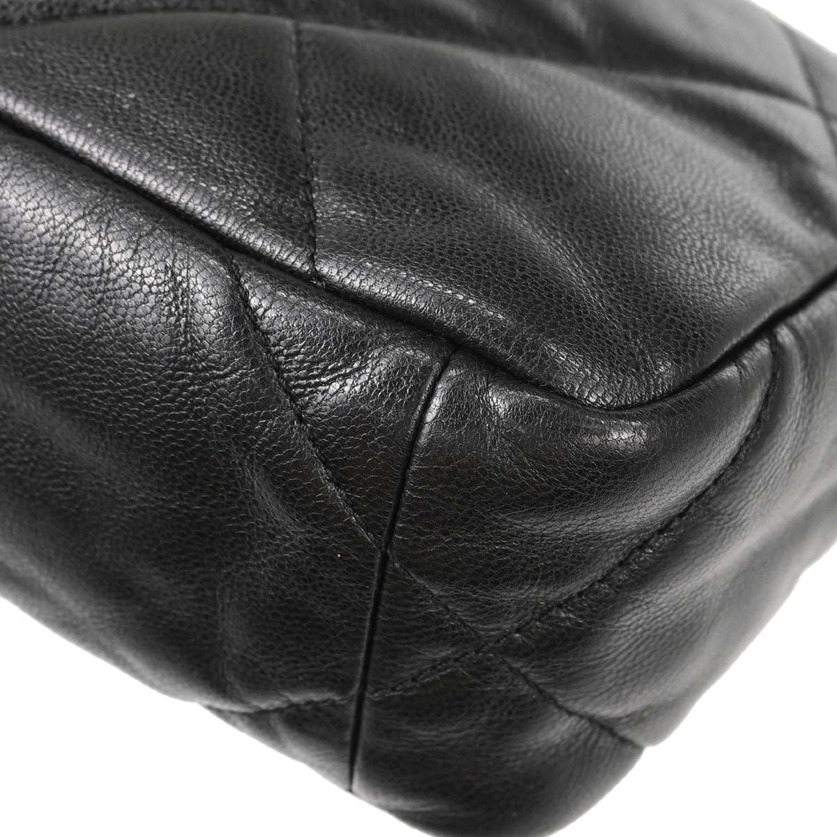 Chanel Black Lambskin Dix-neuf 19 Flap 2way Shoulder Handbag