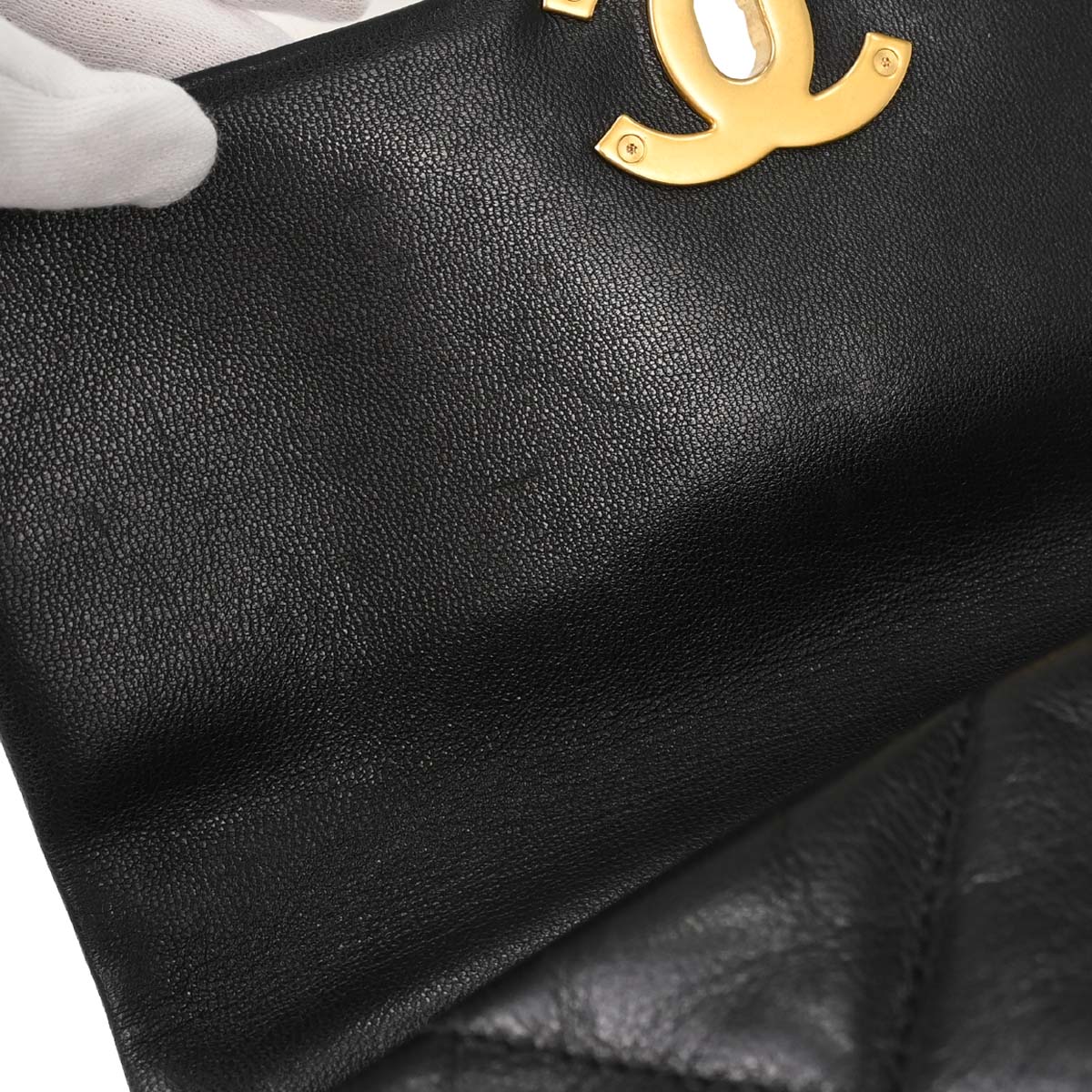 Chanel Black Lambskin Dix-neuf 19 Flap 2way Shoulder Handbag