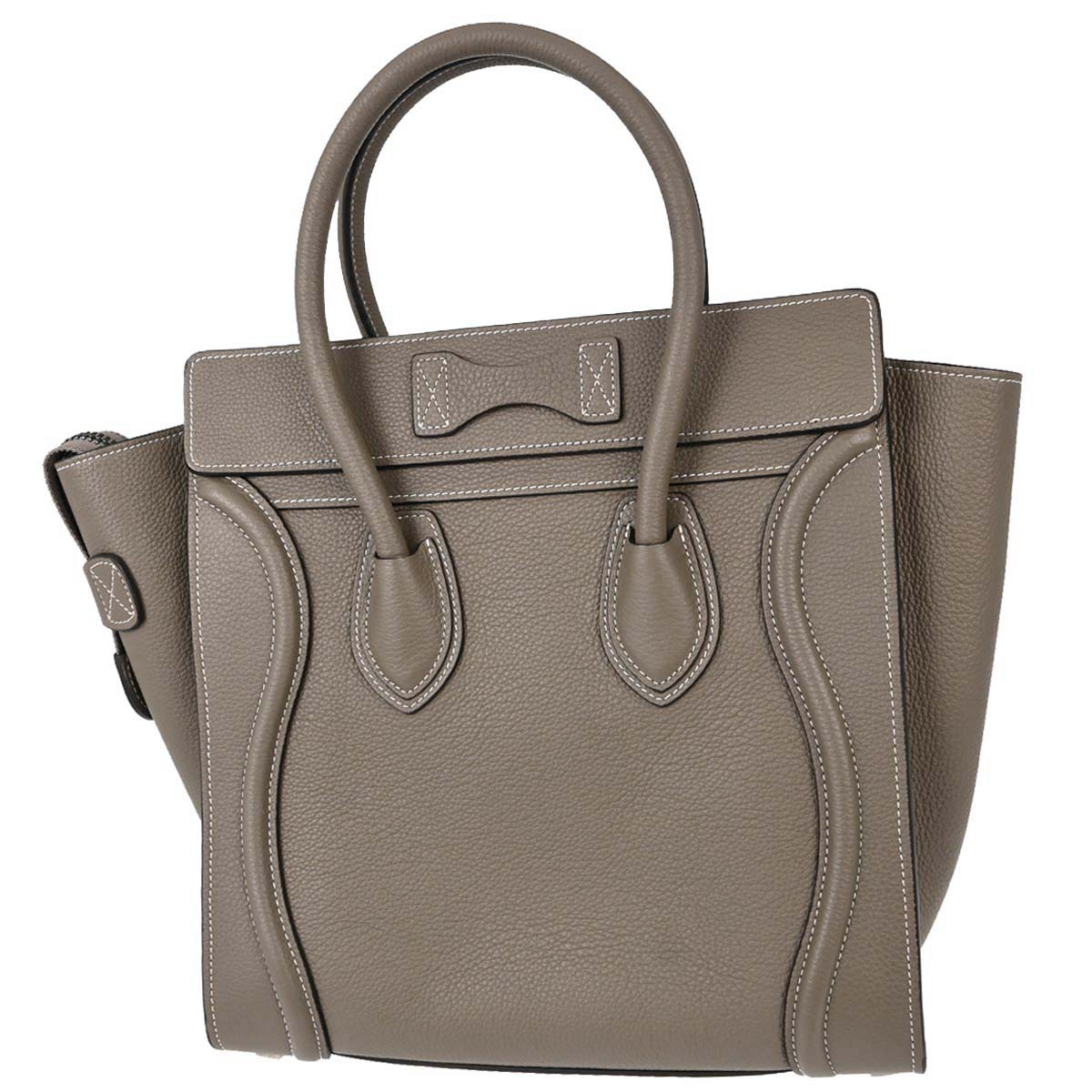 Celine Brown Luggage Micro Tote Handbag