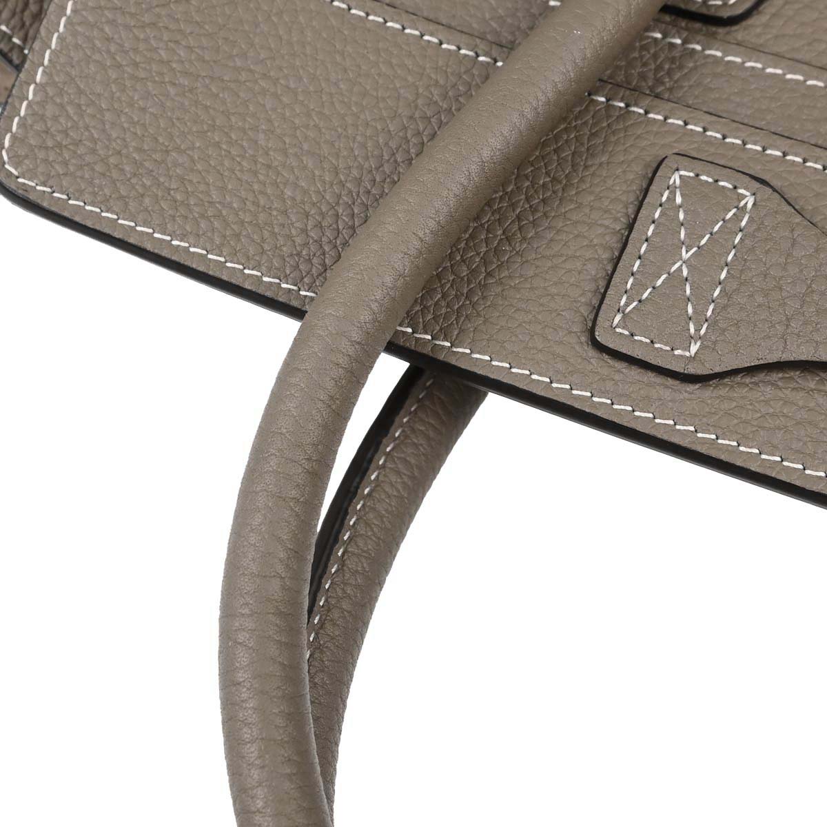 Celine Brown Luggage Micro Tote Handbag