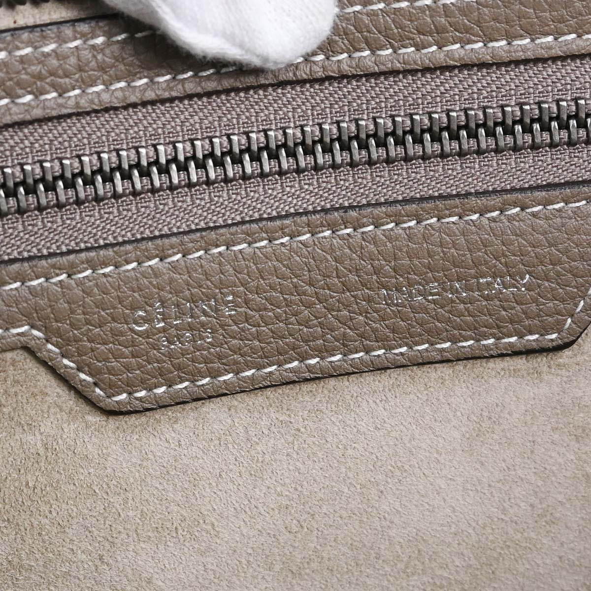 Celine Brown Luggage Micro Tote Handbag