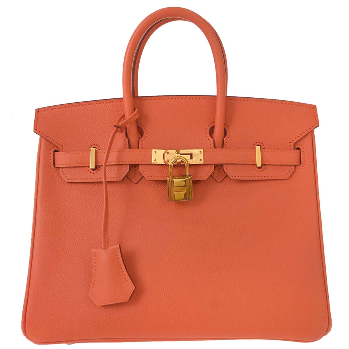Hermes Mango Epsom Birkin 25 Handbag