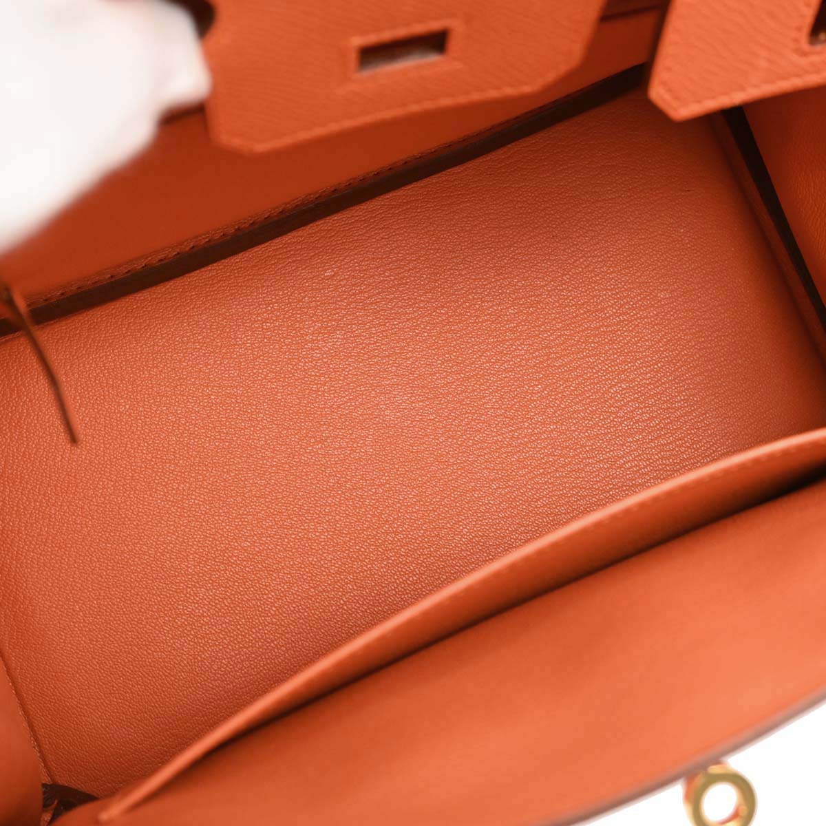 Hermes Mango Epsom Birkin 25 Handbag