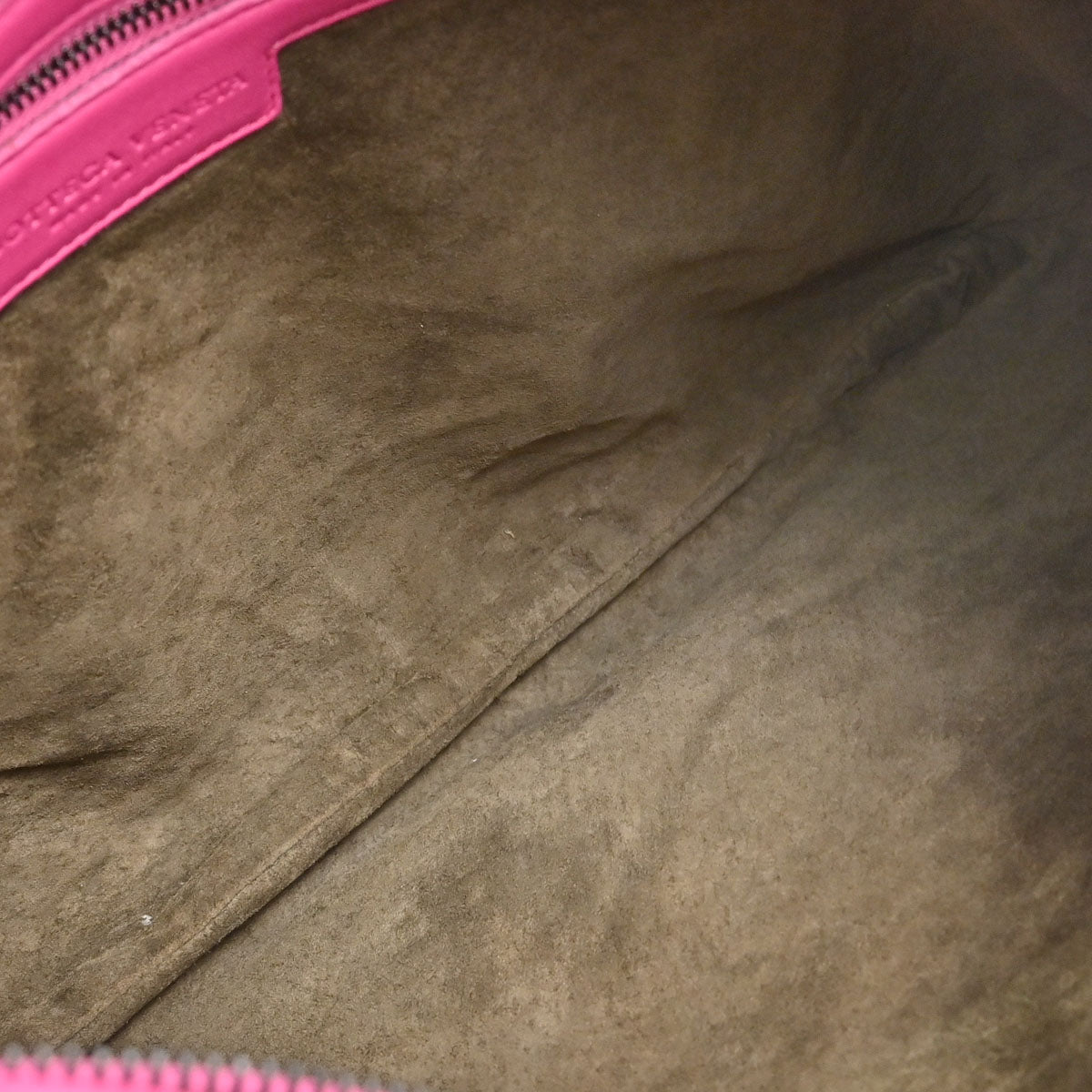 Bottega Veneta Pink Lambskin Intrecciato Hobo Handbag