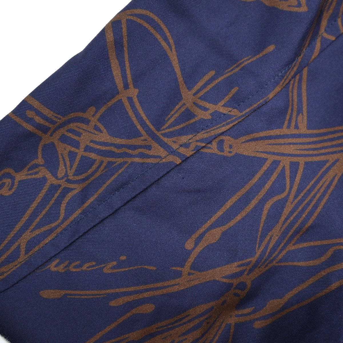 Gucci 2013 Zip Up Silk Jacket Navy #58