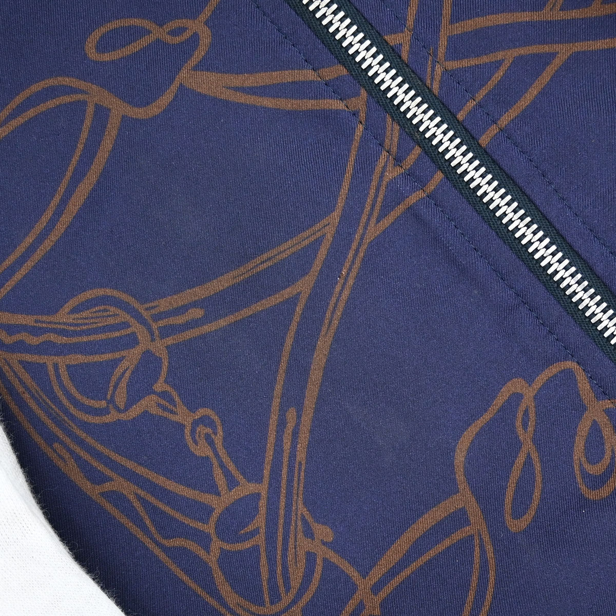 Gucci 2013 Zip Up Silk Jacket Navy #58