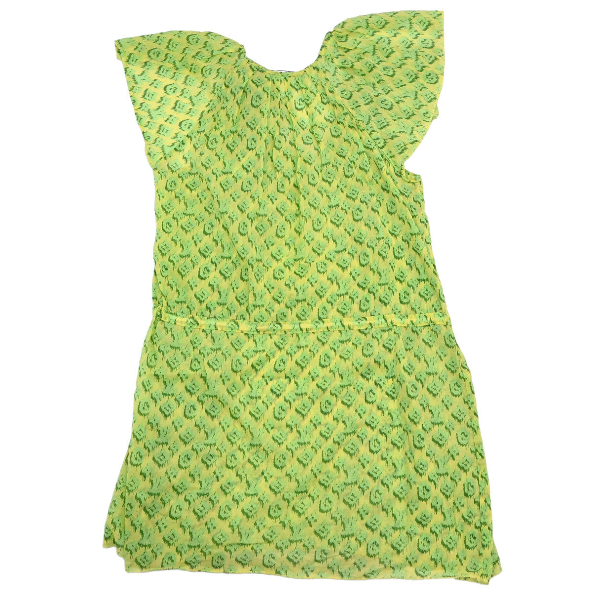 Louis Vuitton Mini Dress Leopard Print Green #M