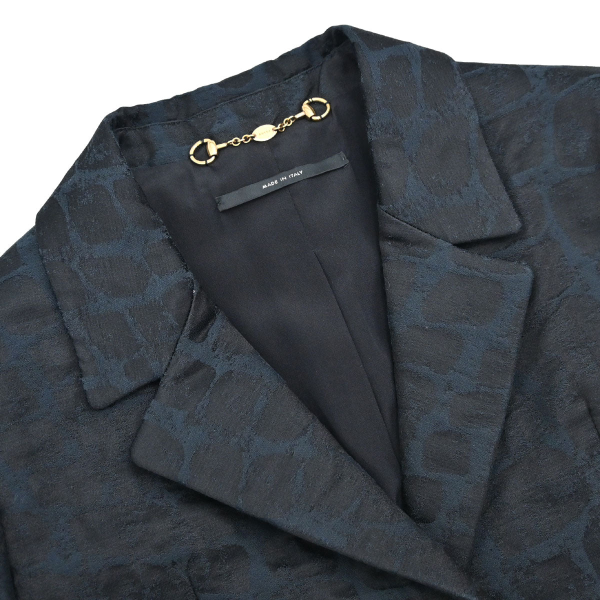 Gucci 2012 Single Breasted Jacket Navy Black #38