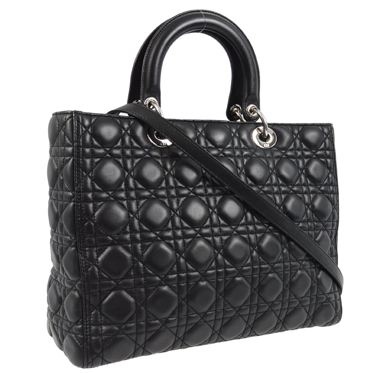 Christian Dior 2015 Lambskin Large Lady Dior