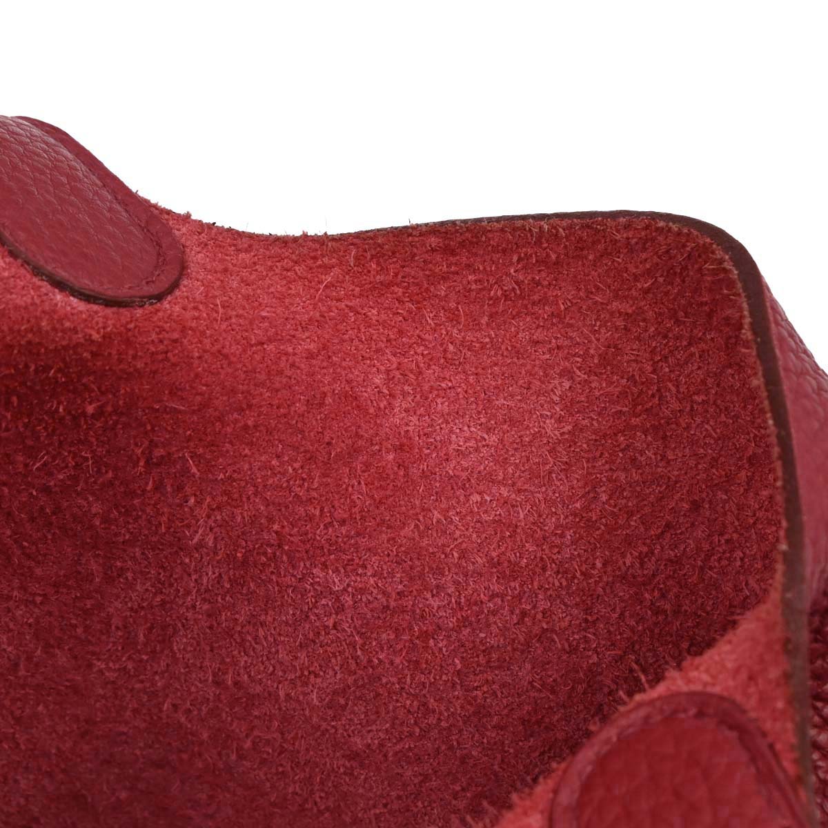 Hermes Rouge Garance Taurillon Clemence Picotin Lock 18 PM Handbag