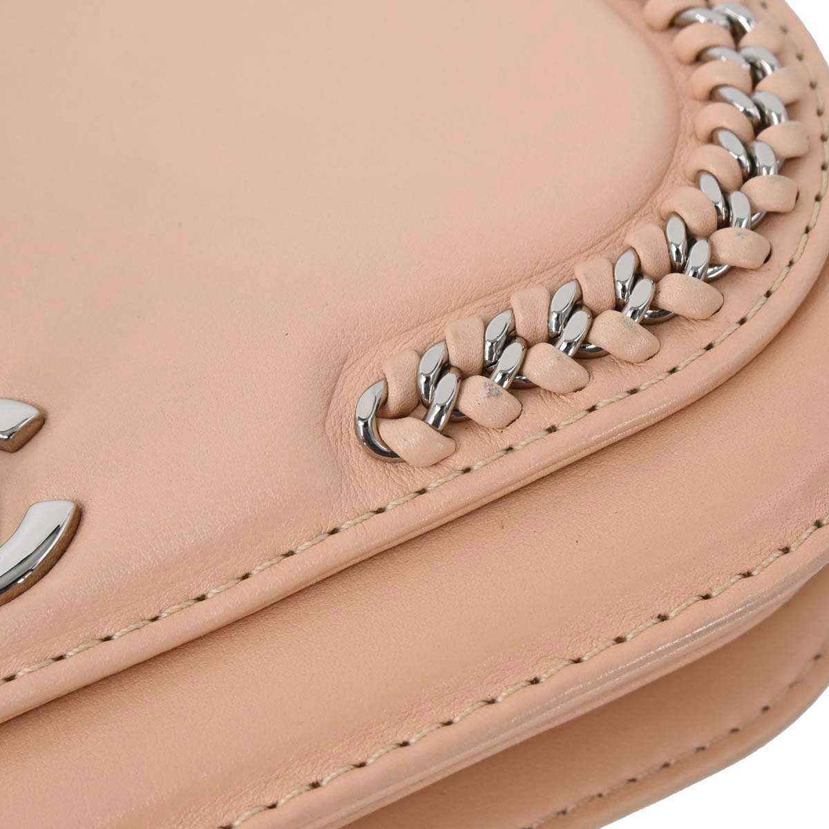 Chanel Beige Calfskin Braided Chic Flap Bag Shoulder Bag