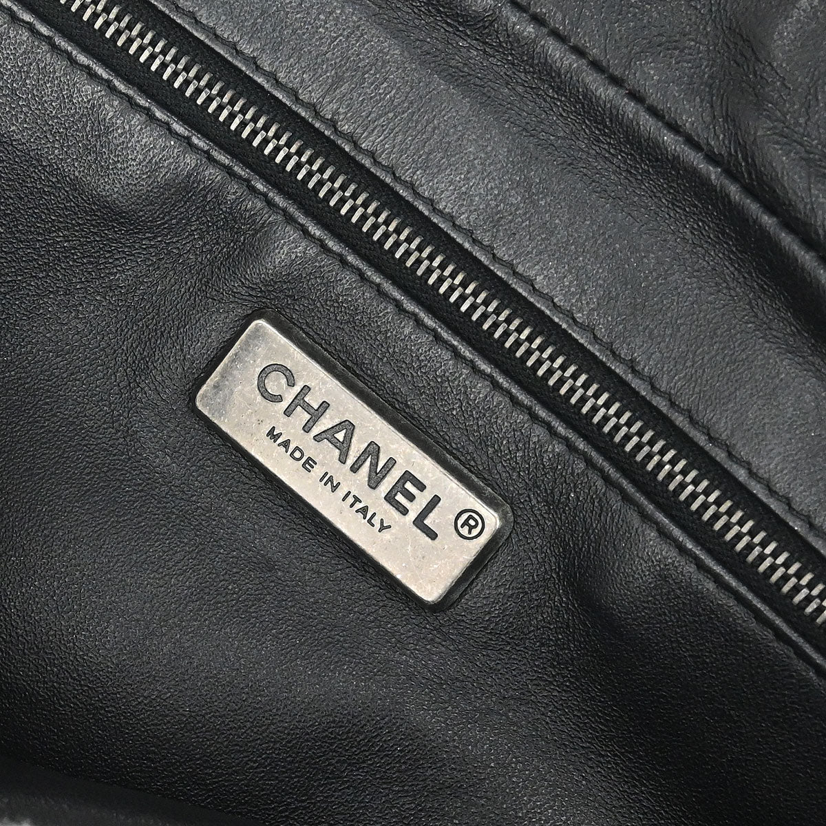Chanel Black Rabbit Fur Shoulder Bag