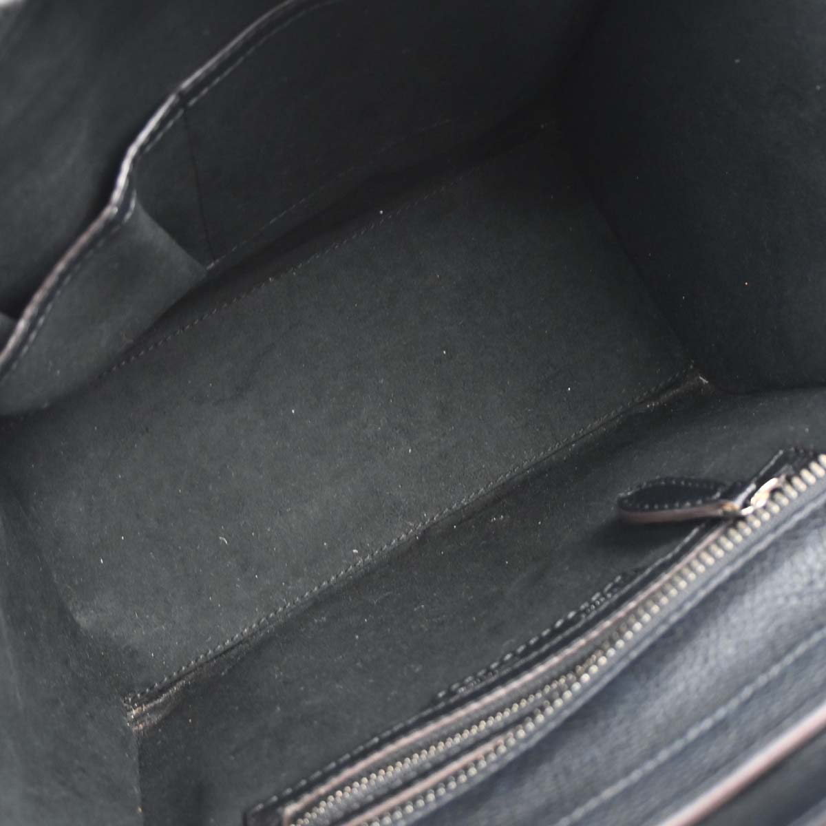 Celine Black Luggage Micro Tote Handbag