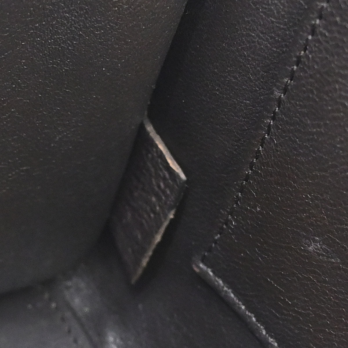 Celine Dark Brown Leather Nano Luggage Shoulder Tote Bag