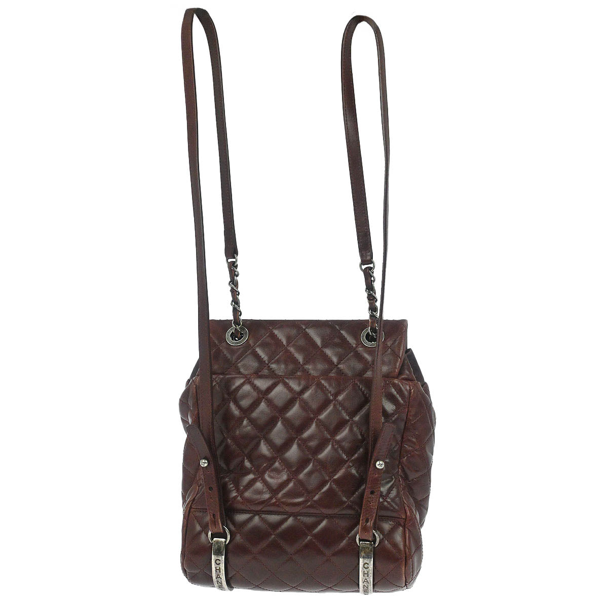 Chanel Bordeaux Calfskin Paris-Salzburg Mountain Backpack