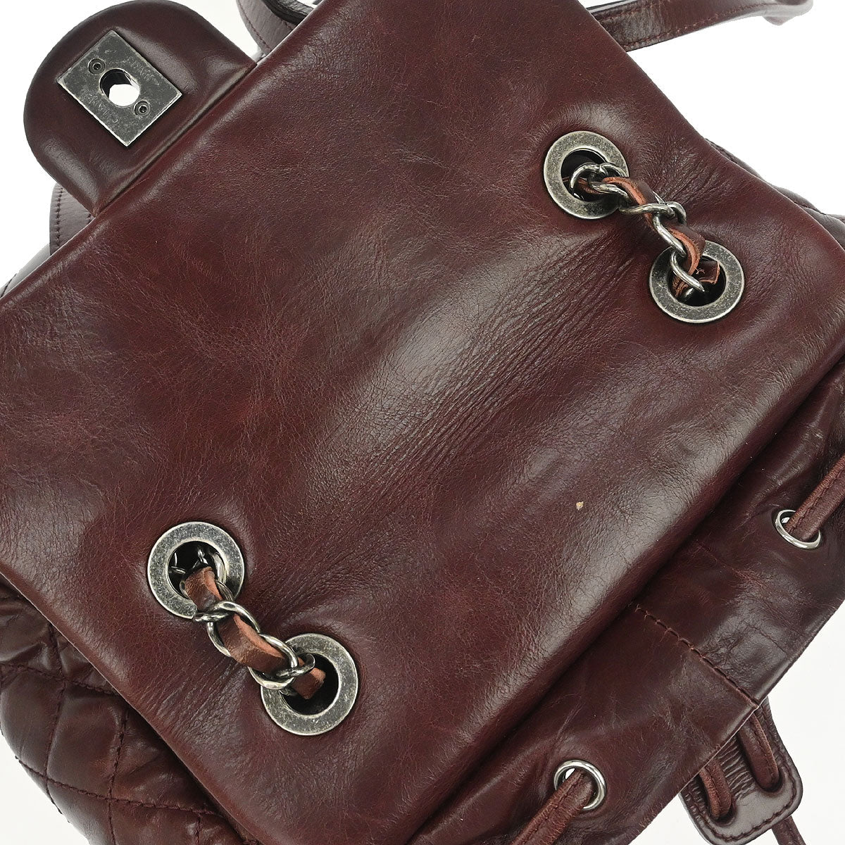 Chanel Bordeaux Calfskin Paris-Salzburg Mountain Backpack