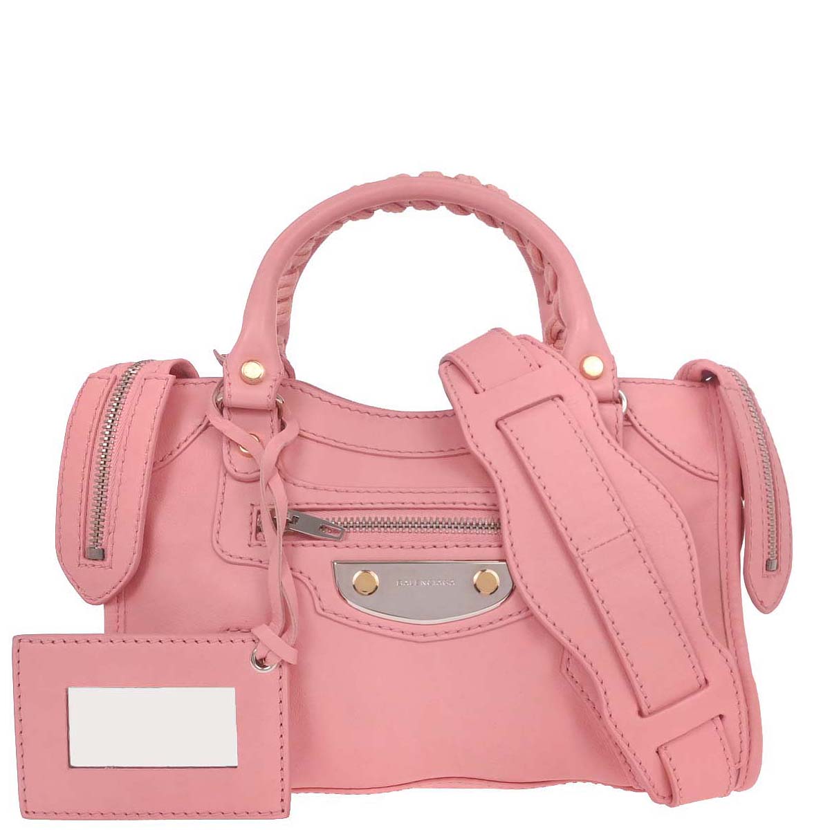 Balenciaga Pink Calfskin The City Mini 2way Shoulder Handbag