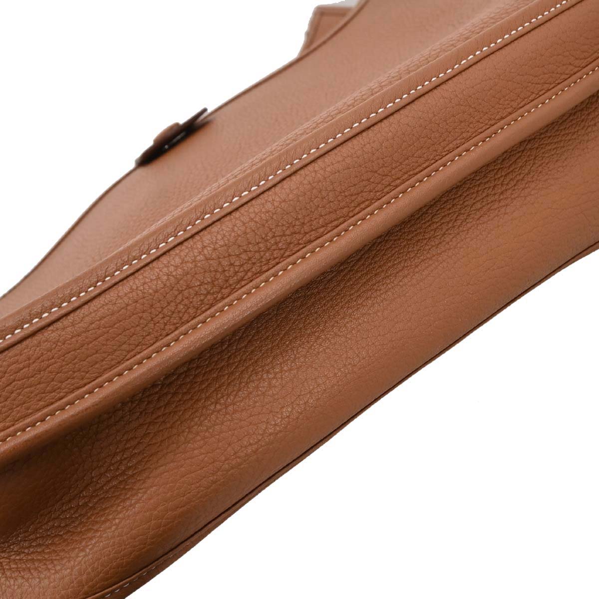 Hermes Fauve Taurillon Clemence Evelyne 3 33 GM Shoulder Bag