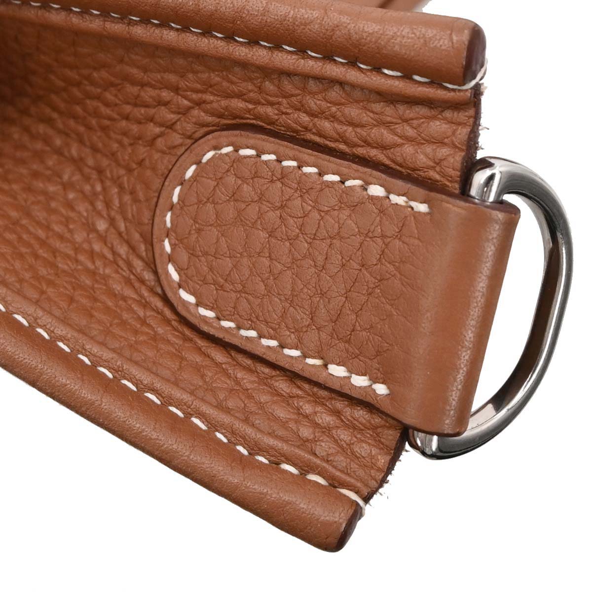 Hermes Fauve Taurillon Clemence Evelyne 3 33 GM Shoulder Bag