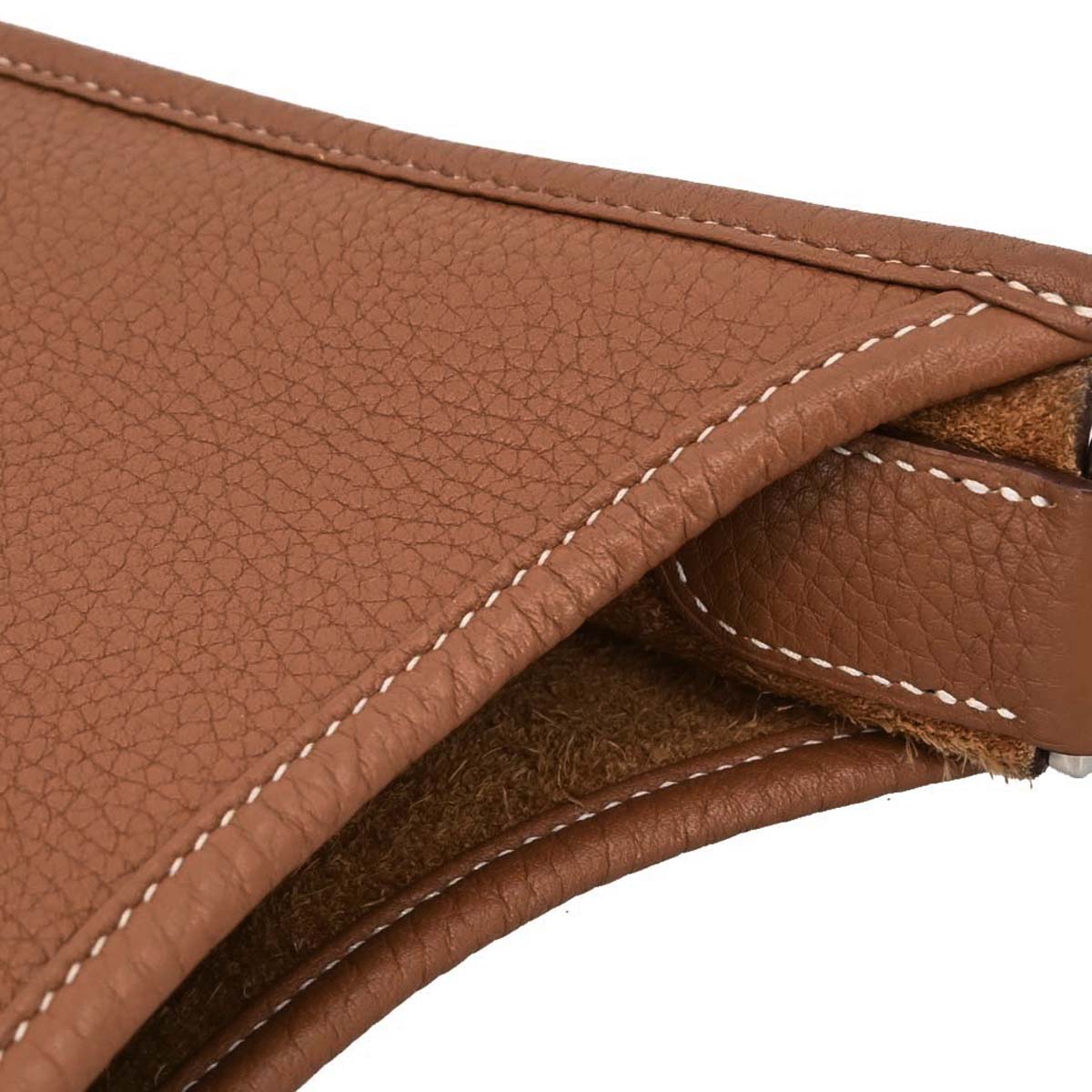 Hermes Fauve Taurillon Clemence Evelyne 3 33 GM Shoulder Bag