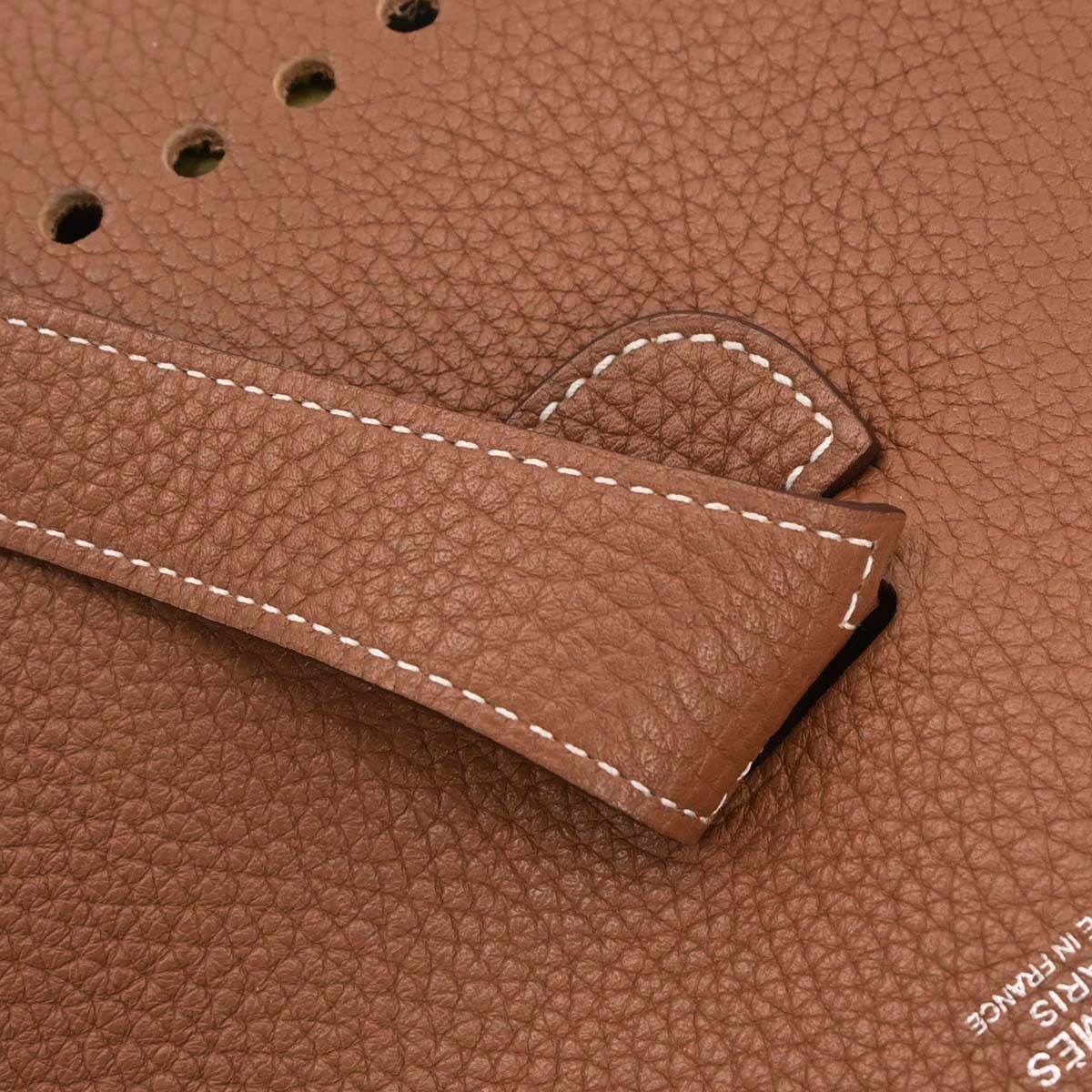 Hermes Fauve Taurillon Clemence Evelyne 3 33 GM Shoulder Bag