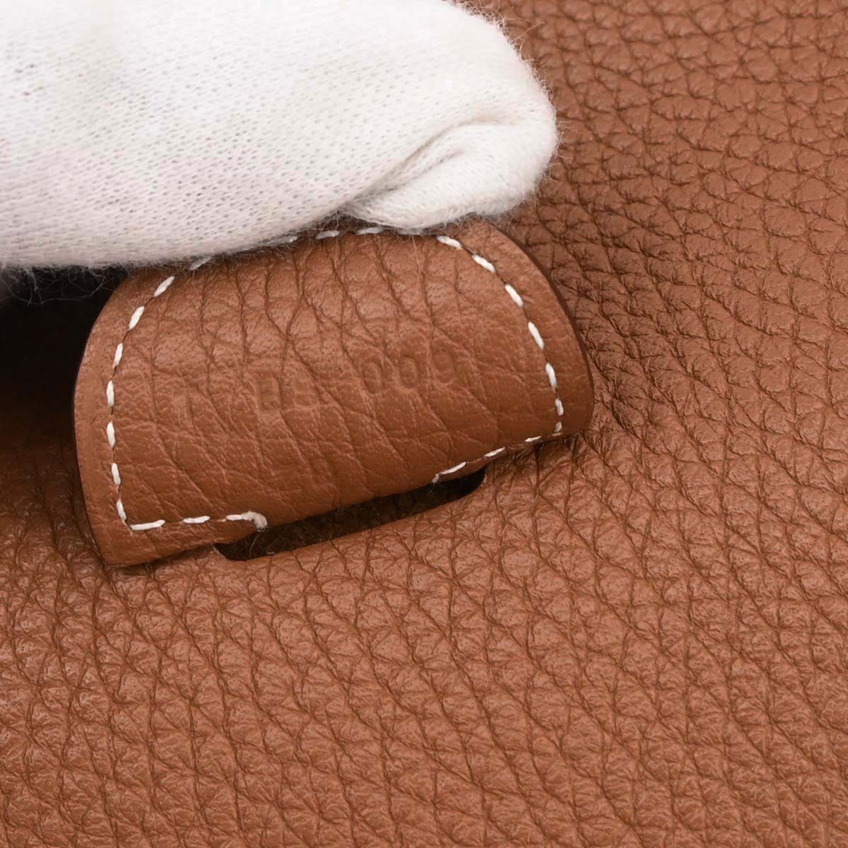 Hermes Fauve Taurillon Clemence Evelyne 3 33 GM Shoulder Bag