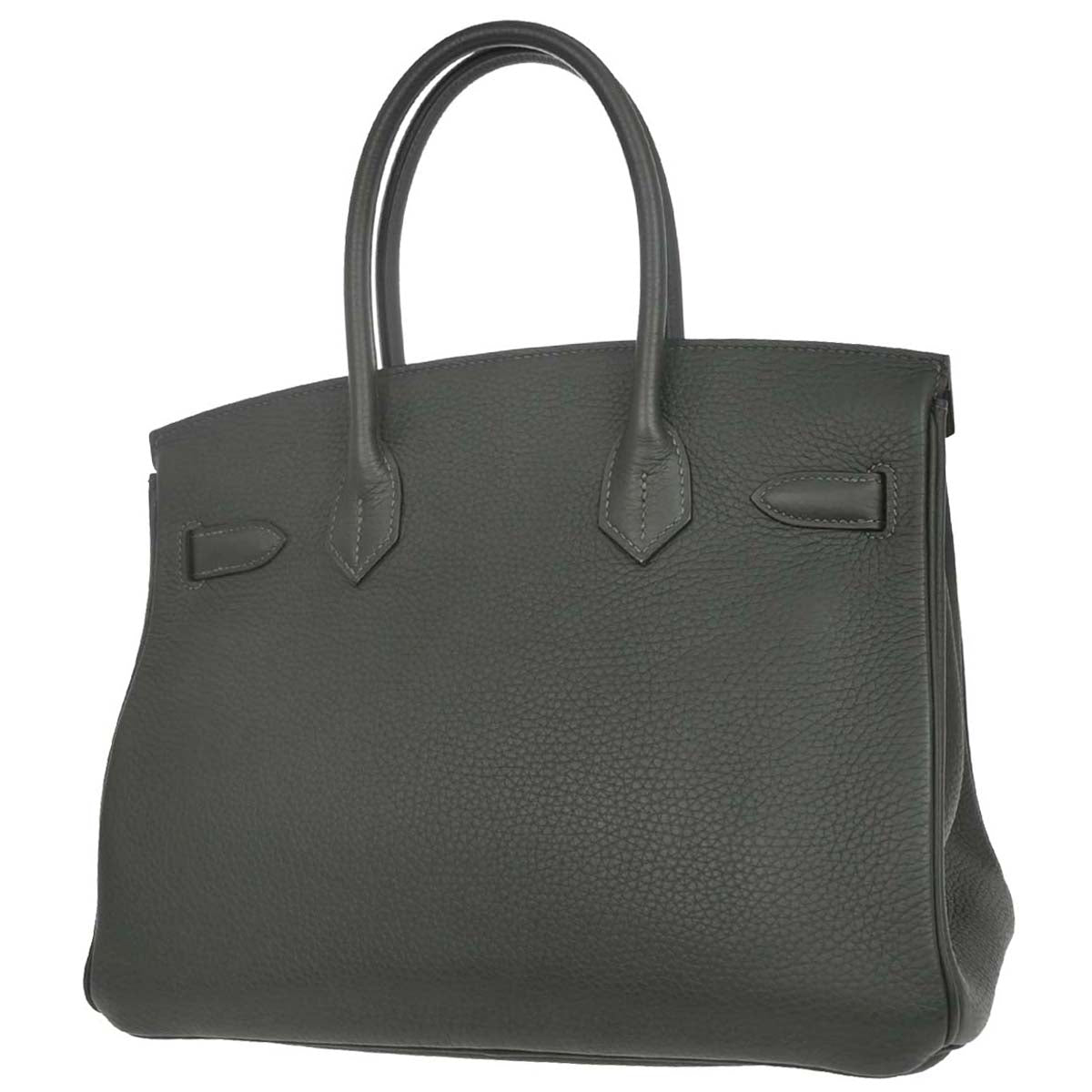 Hermes Vert Fonce Togo Birkin 30 Handbag