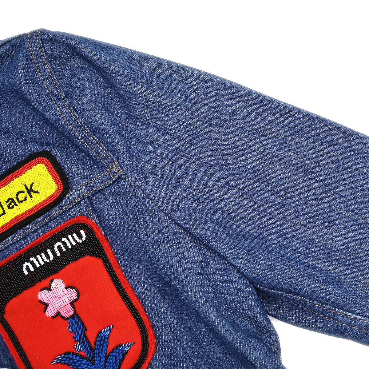Miu Miu 2016 Single Breasted Jacket Denim Blue #38