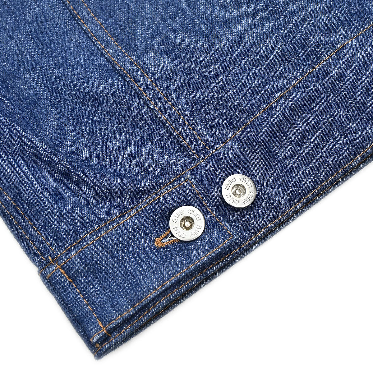 Miu Miu 2016 Single Breasted Jacket Denim Blue #38