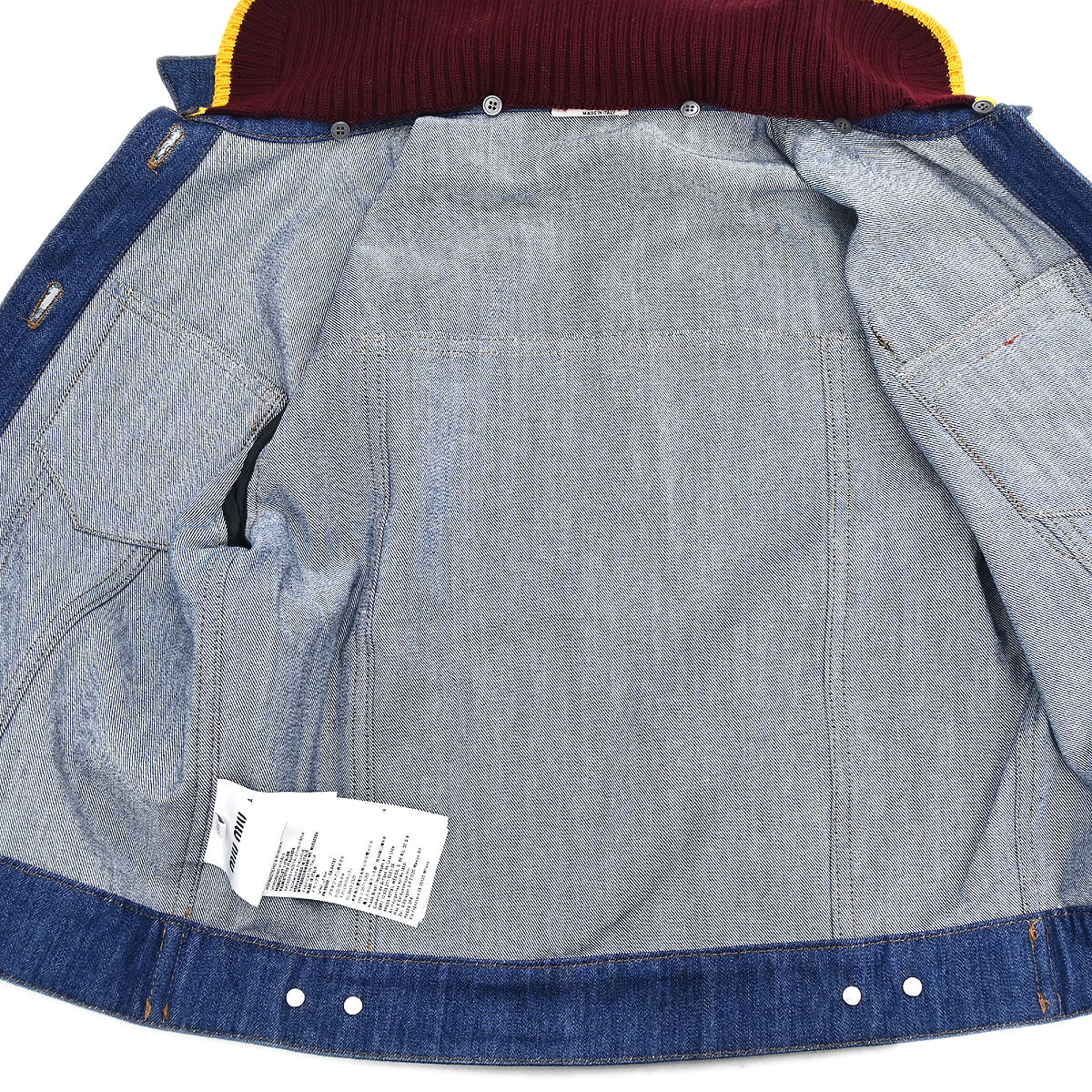 Miu Miu 2016 Single Breasted Jacket Denim Blue #38