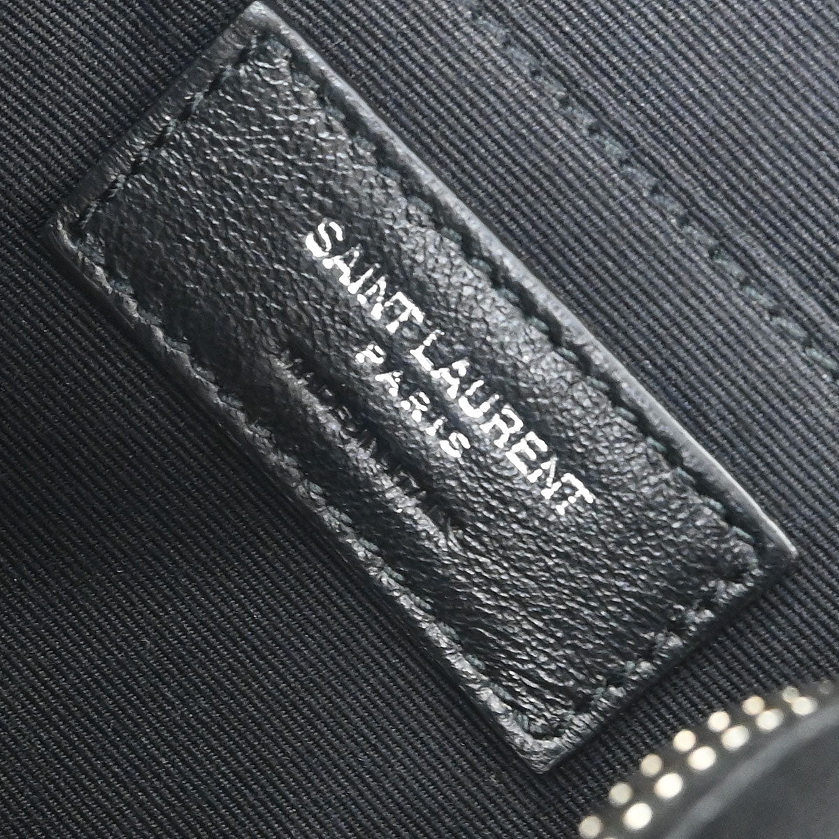 Saint Laurent Black Lambskin Lou Camera Bag Shoulder Bag