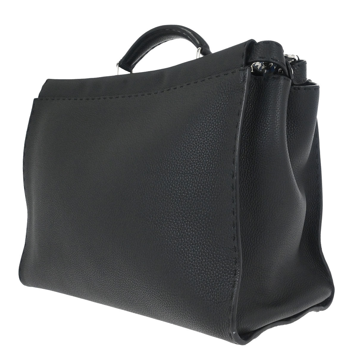 Fendi Black Selleria Peekaboo Fit 2way Shoulder Handbag