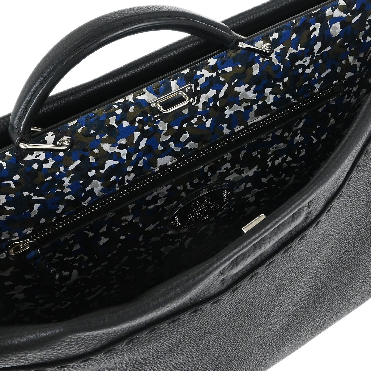 Fendi Black Selleria Peekaboo Fit 2way Shoulder Handbag