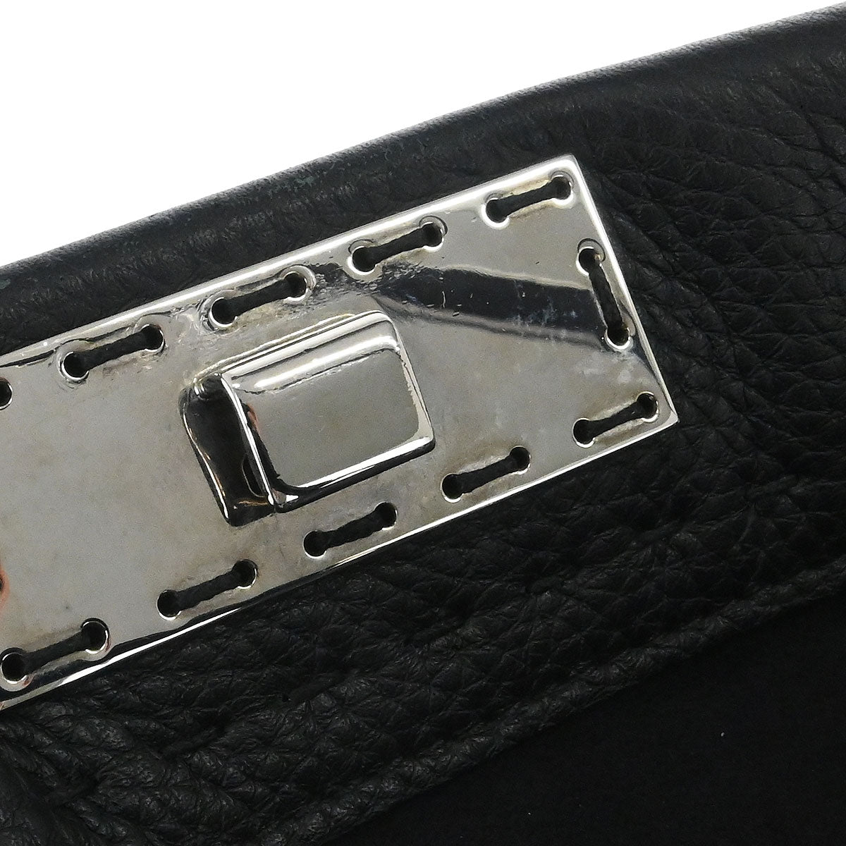 Fendi Black Selleria Peekaboo Fit 2way Shoulder Handbag