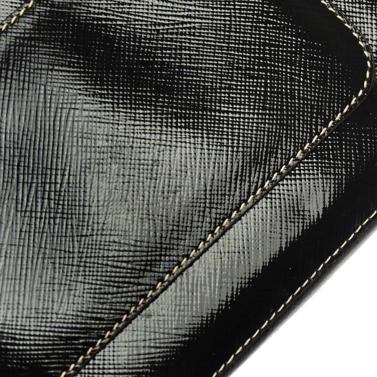 Prada Black Patent Leather 2way Shoulder Handbag
