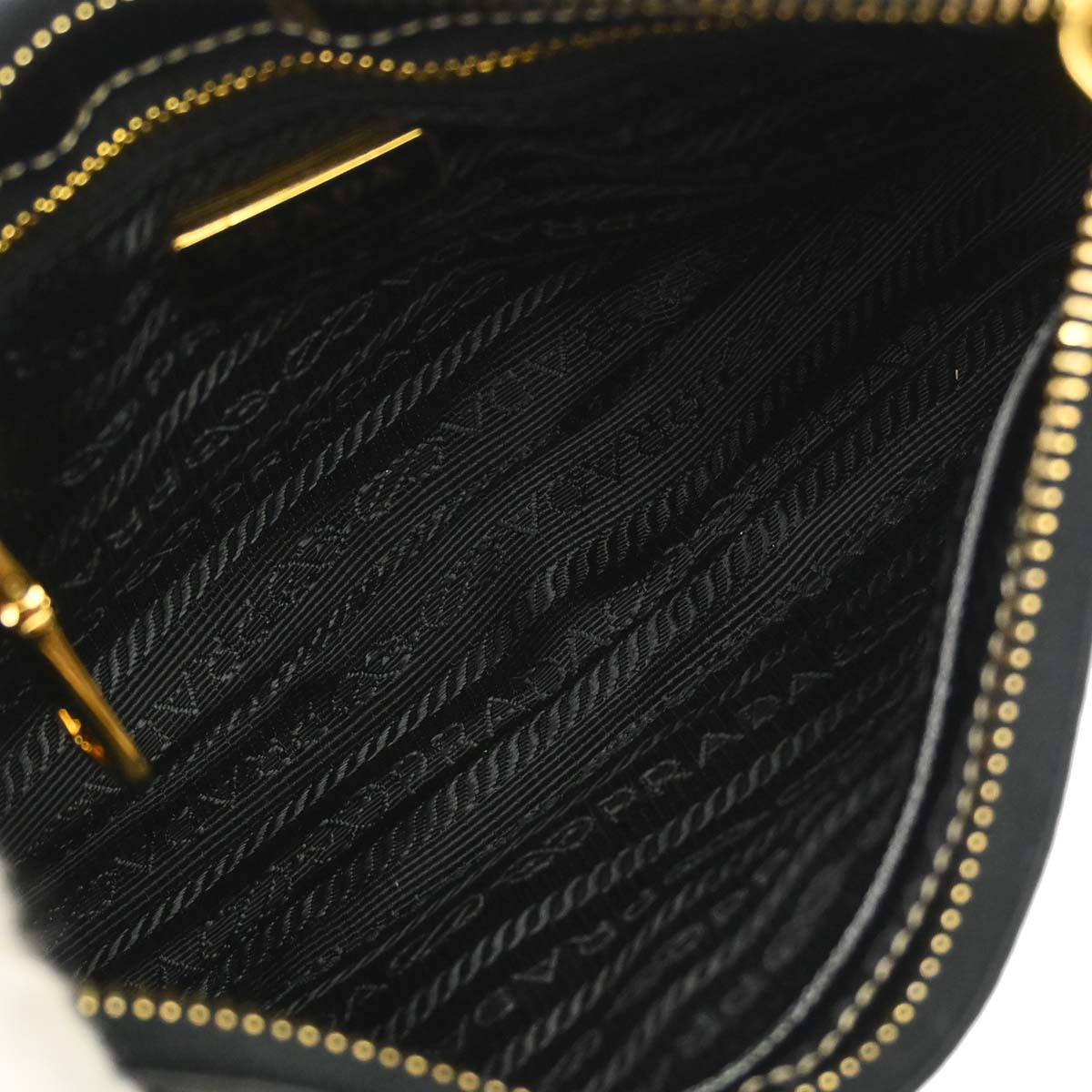 Prada Black Patent Leather 2way Shoulder Handbag