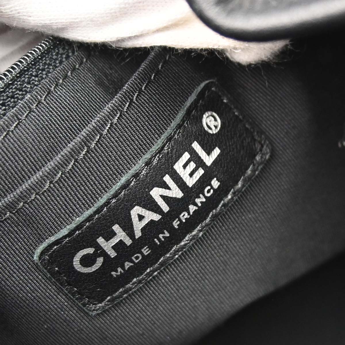 Chanel Black Deerskin Chevron Urban Spirit 2way Shoulder Handbag