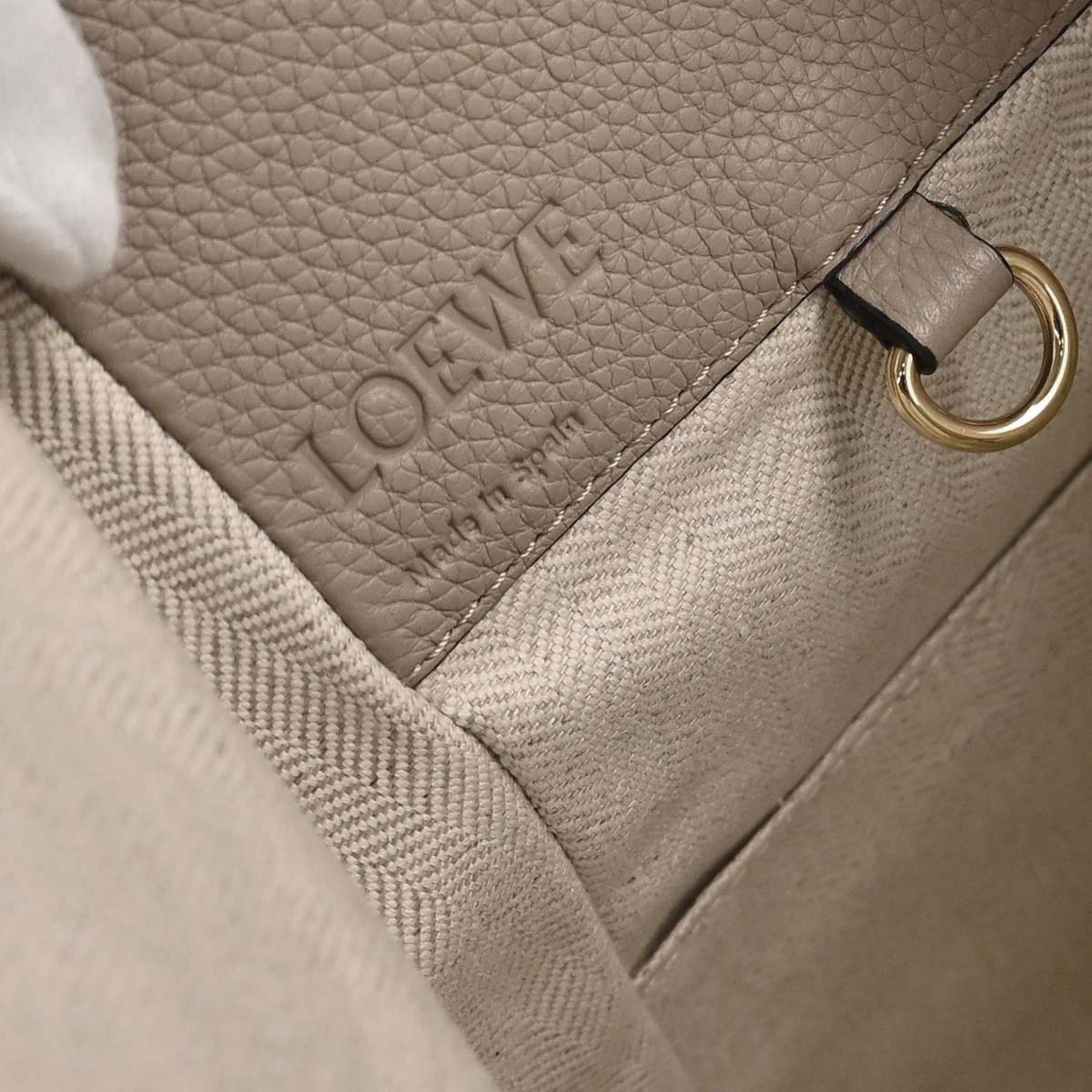 Loewe Beige Hammock 2way Shoulder Tote Handbag