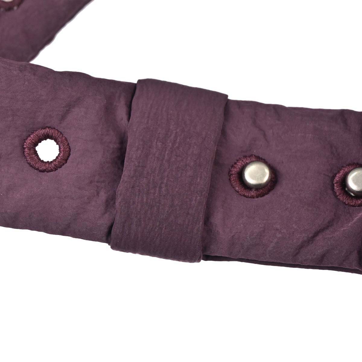 Bottega Veneta Purple Nylon Maxi Intrecciato Cassette Shoulder Bag