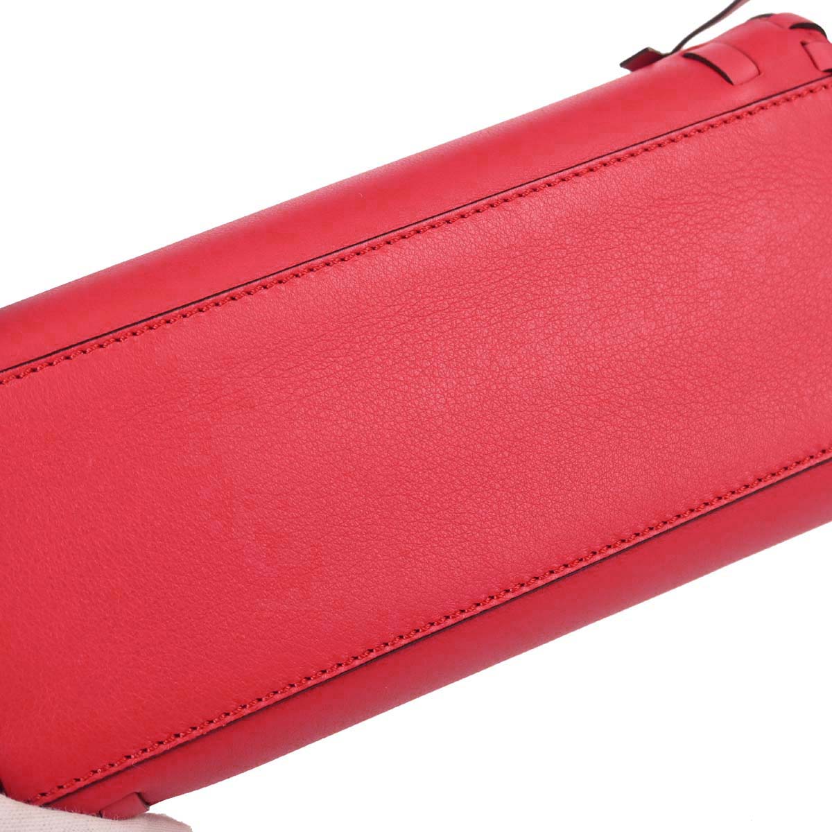 Fendi Red Peekaboo 2way Shoulder Handbag