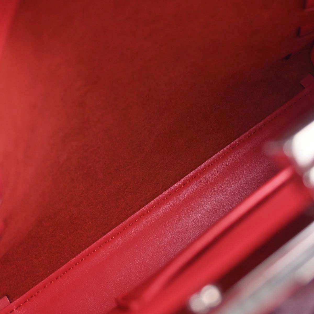 Fendi Red Peekaboo 2way Shoulder Handbag