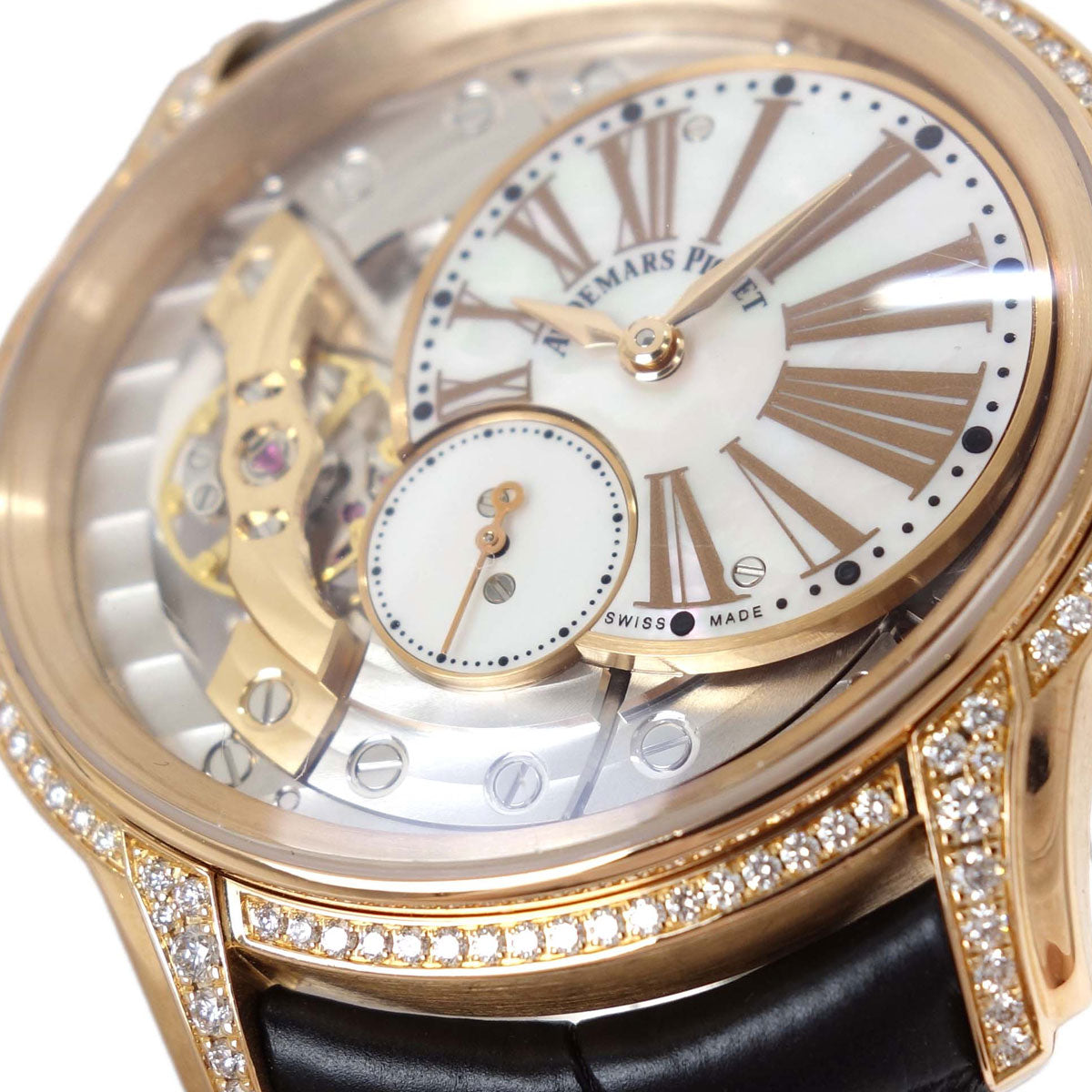 Audemars Piguet * Millenary 39mm Ref.77247OR Watch 18KPG Crocodile
