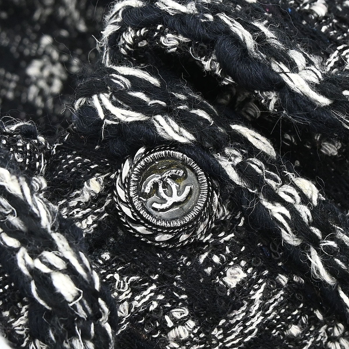 Chanel 2013-2014 Jacket Tweed Black #38