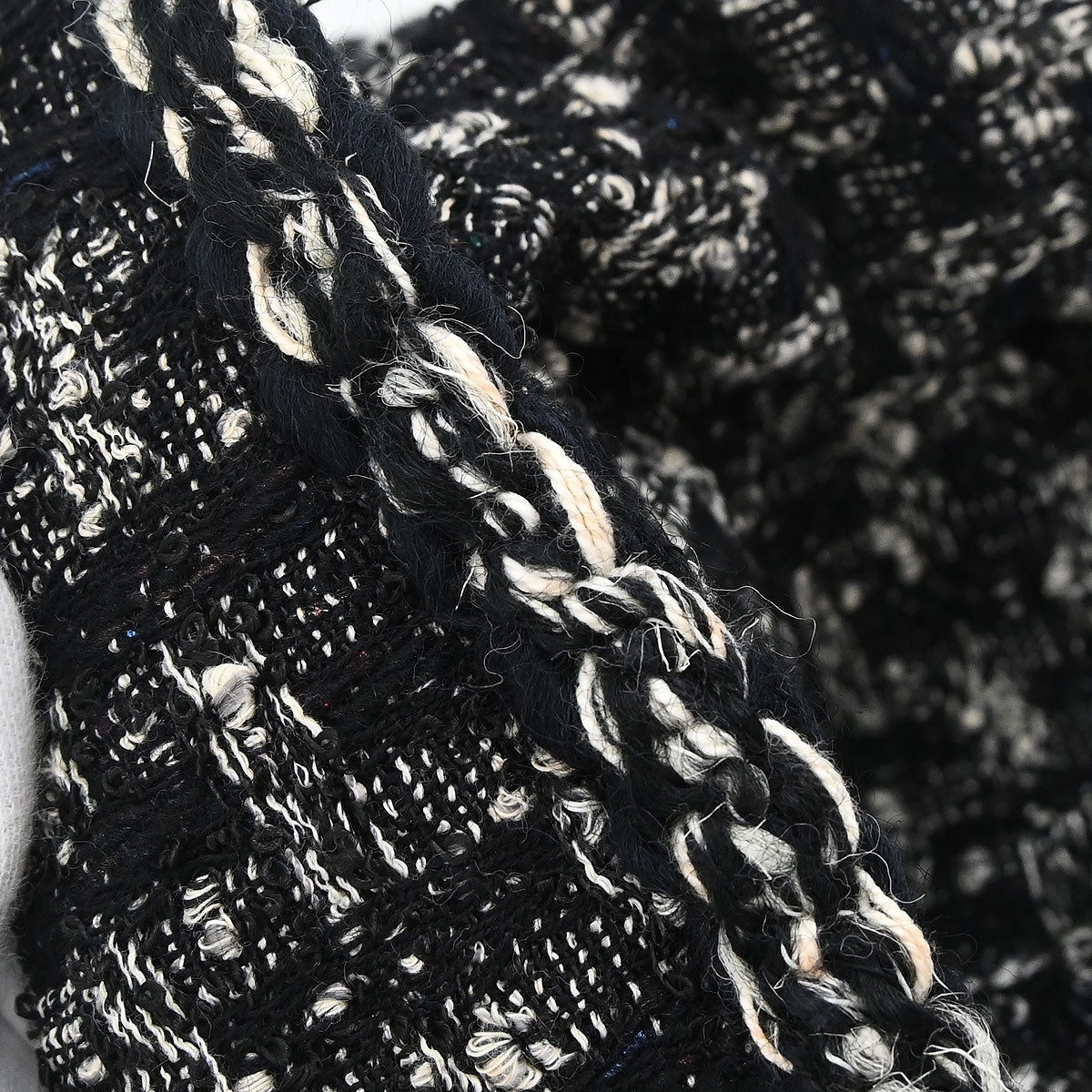 Chanel 2013-2014 Jacket Tweed Black #38