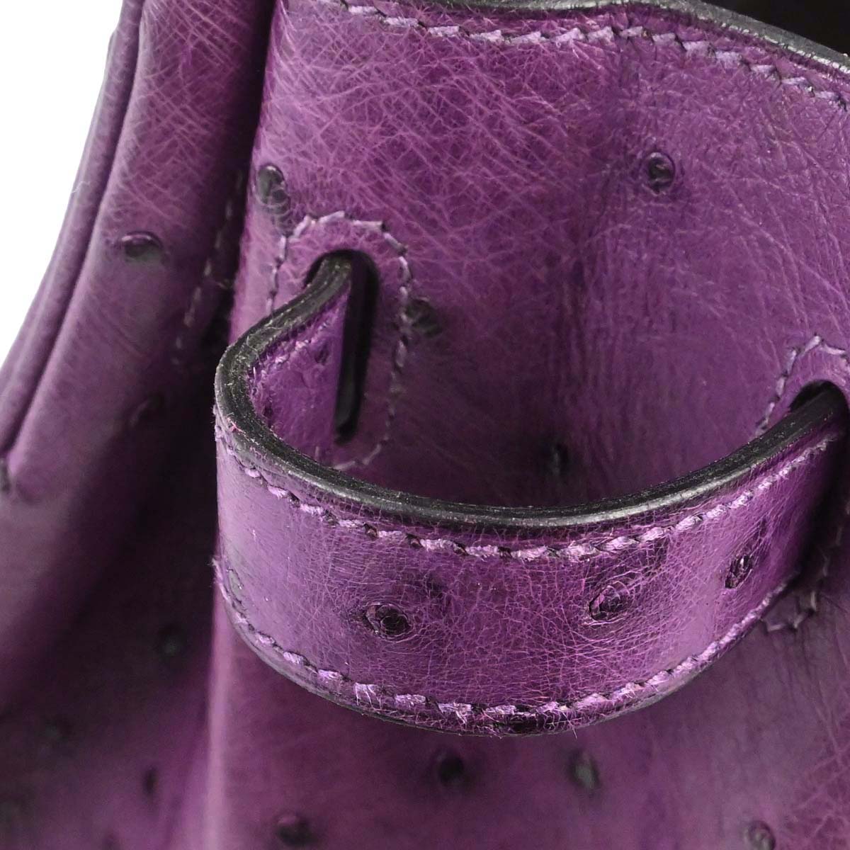 Hermes * Anemone Ostrich Birkin 30 Handbag