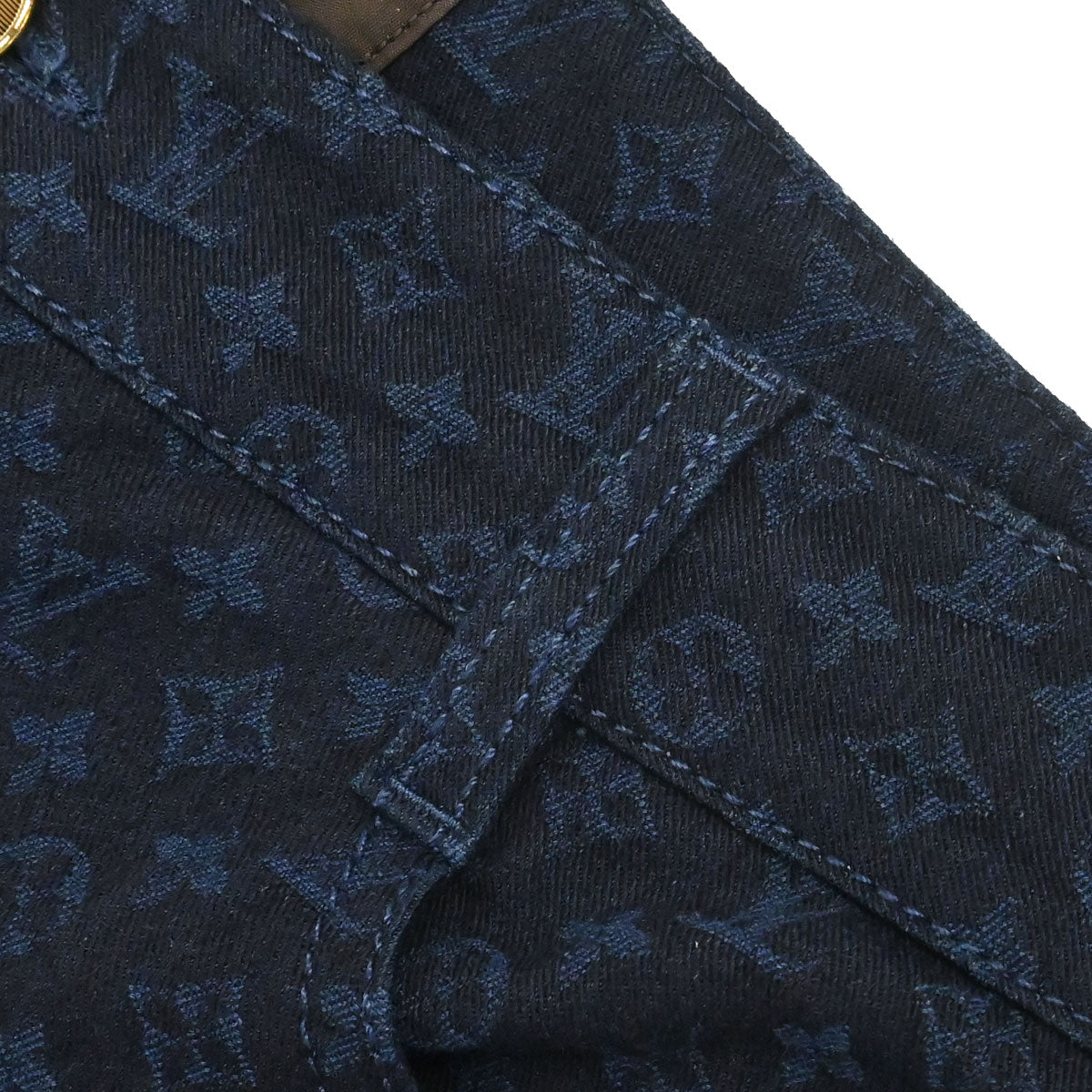 Louis Vuitton 2011 Monogram Long Pants Navy #40