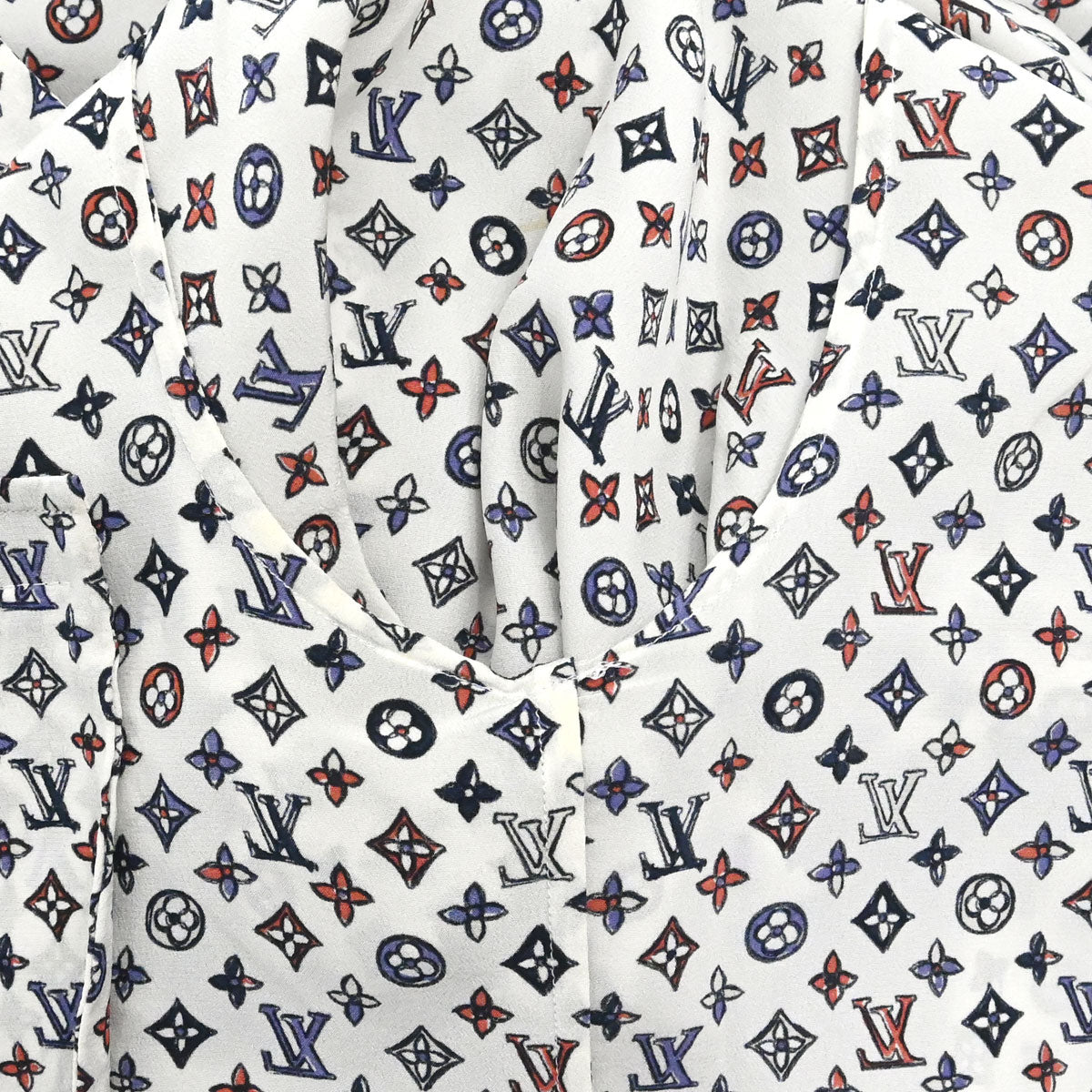 Louis Vuitton Shirt Blouse Top White #34