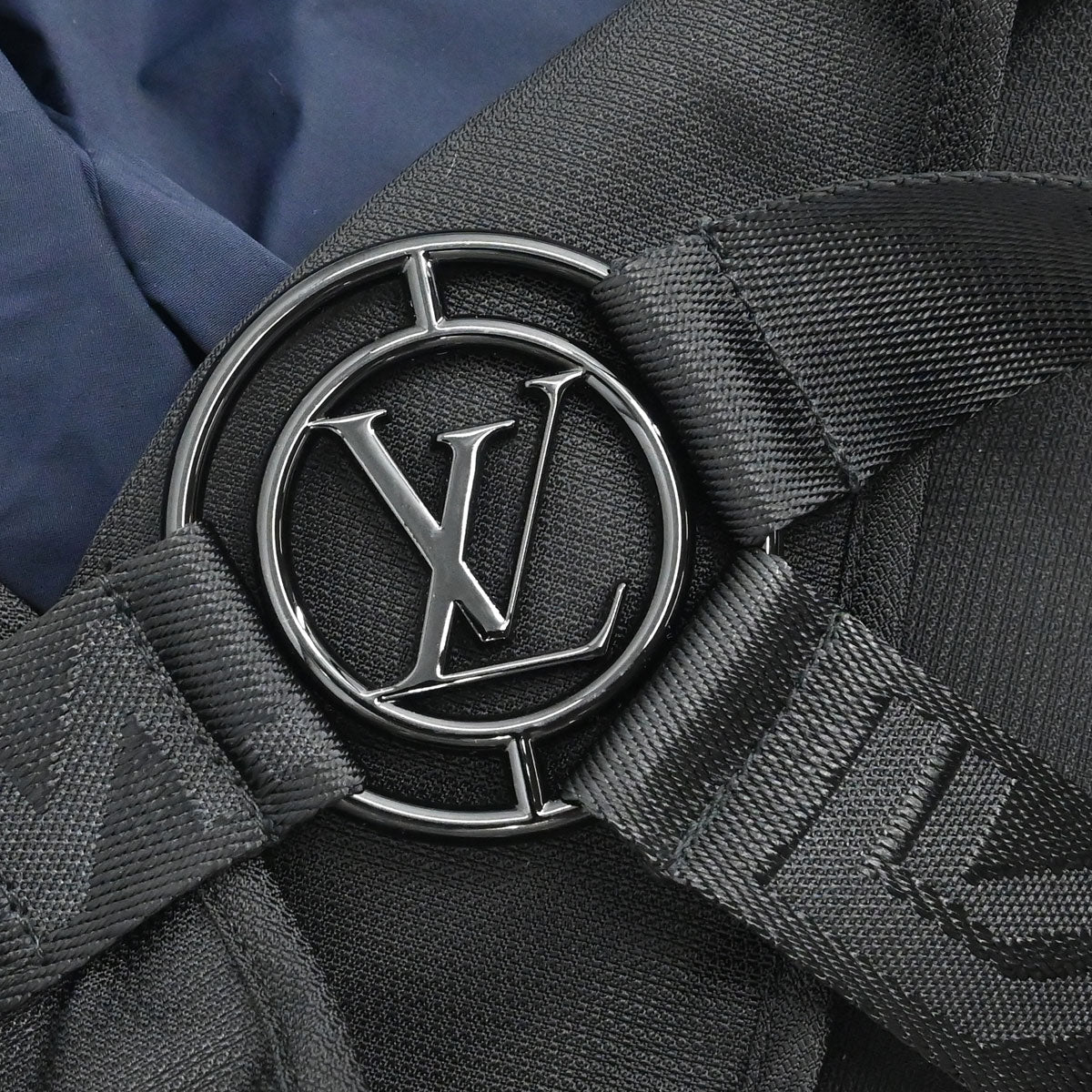Louis Vuitton 2019 Docking Hooded Pullover Jacket Navy #50